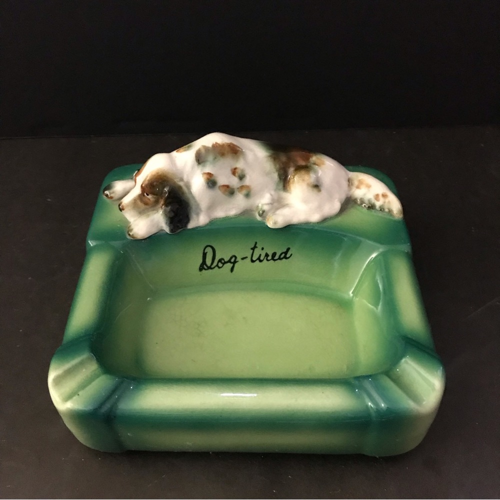 Vintage 1960’s ceramic holder hand decorated by Shafford